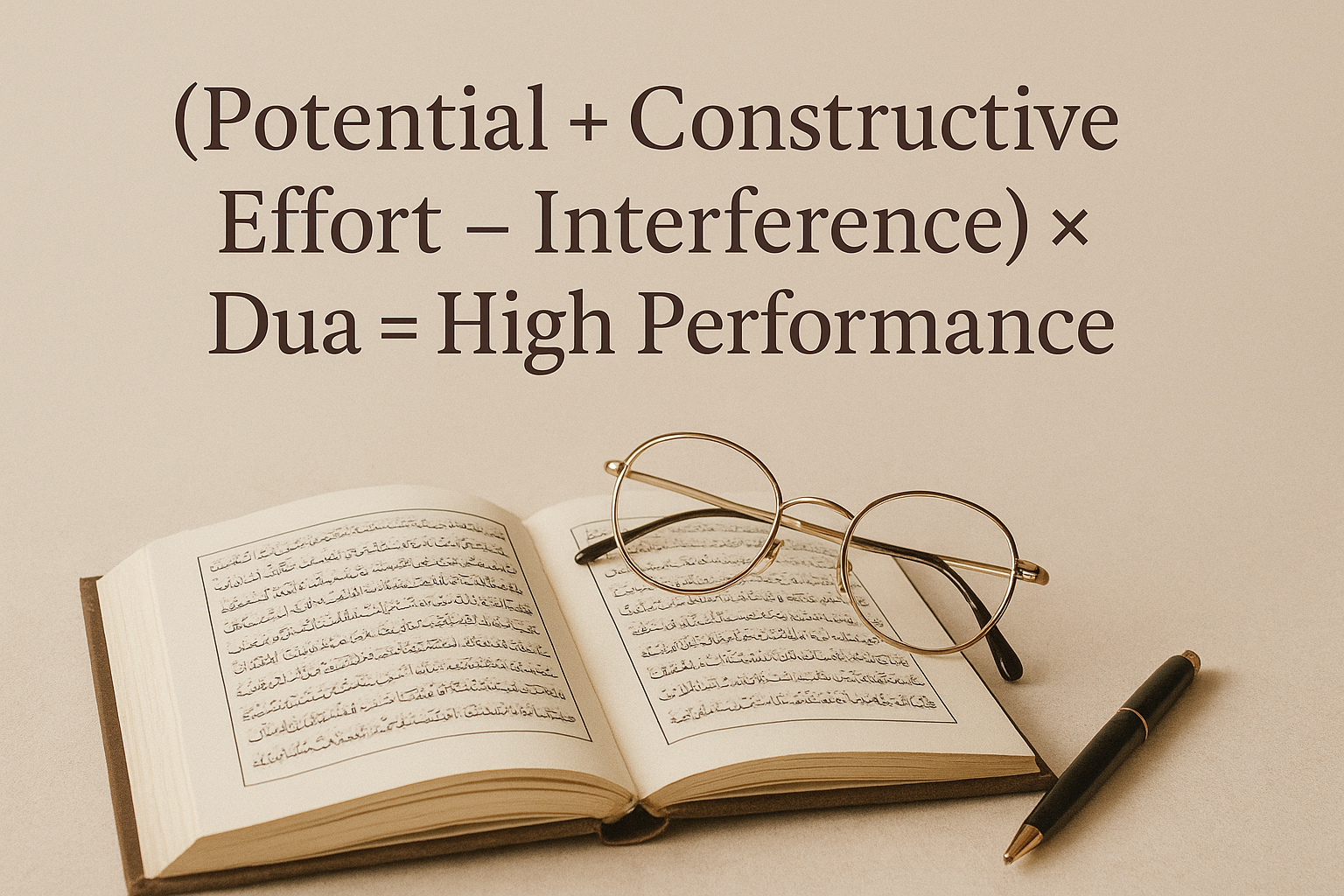 Unlocking High Performance: An Islamic Formula 